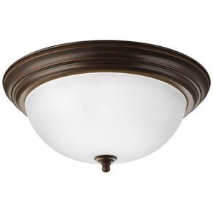 PP392620ET Melon Flush Mount Ceiling Light - Antique Bronze