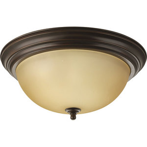 PP392620T Melon Flush Mount Ceiling Light - Antique Bronze