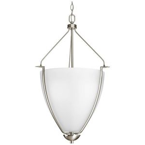 PP396909 Bravo Up Light Pendant Light - Brushed Nickel PP396909 Bravo Up Light Pendant Light - Brushed Nickel