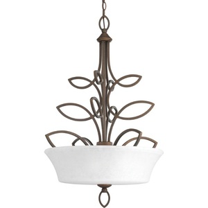 PP3989102 Monogram Up Light Pendant Light - Roasted Java