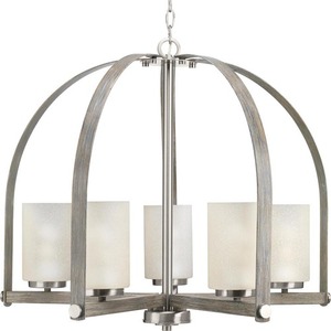 PP400028009 Aspen Creek Mid Sized Chandelier Chandelier - Brushed Nickel