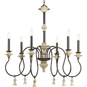 PP400069077 Bergamo Mid Sized Chandelier Chandelier - Forged Bronze