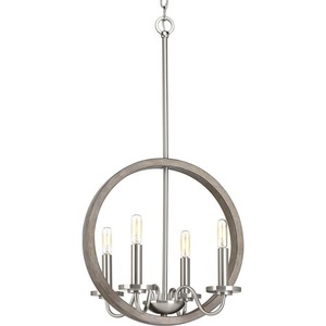 PP400080009 Fontayne Mid Sized Chandelier Chandelier - Brushed Nickel