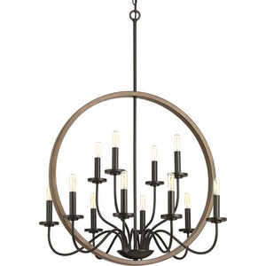 PP400083020 Fontayne Mid Sized Chandelier Chandelier - Antique Bronze