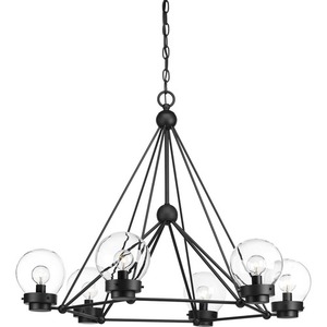 PP400084031 Spatial Mid Sized Chandelier Chandelier - Black