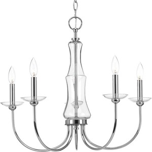 PP400103015 Litchfield Mid Sized Chandelier Chandelier - Polished Chrome