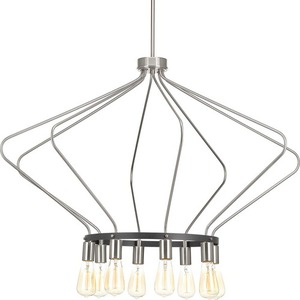 PP400106009 Hangar Mid Sized Chandelier Chandelier - Brushed Nickel