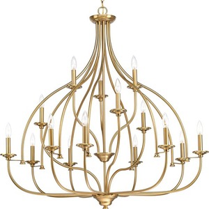 PP400110109 Tinsley Large Foyer Chandelier Chandelier - Brushed Bronze PP400110109 Tinsley Large Foyer Chandelier Chandelier - Brushed Bronze