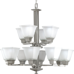 PP405309 North Park Large Foyer Chandelier Chandelier - Brushed Nickel