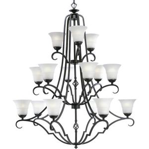 PP426884 Melbourne Large Foyer Chandelier Chandelier - Espresso