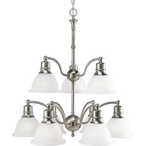 PP428309 Madison Mid Sized Chandelier Chandelier - Brushed Nickel