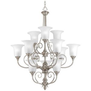 PP431409 Kensington Mid Sized Chandelier Chandelier - Brushed Nickel