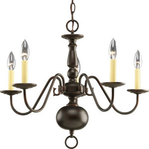 PP435520 Americana Mid Sized Chandelier Chandelier - Antique Bronze