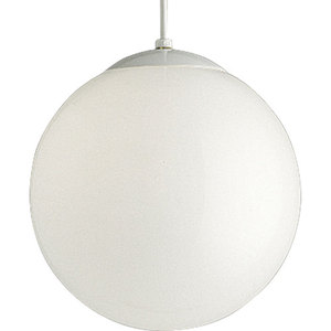 PP440329 White Acrylic Globes Entrance / Foyer Pendant Light - Satin White