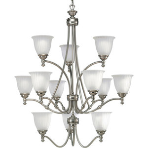 PP451081 Renovations Large Foyer Chandelier Chandelier - Antique Nickel