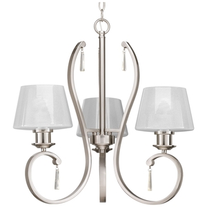 PP452309 Dazzle Mini Chandelier - Brushed Nickel