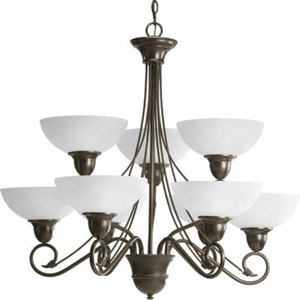 PP460320 Pavillion Large Foyer Chandelier Chandelier - Antique Bronze