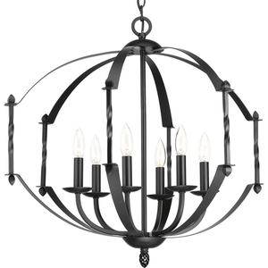 PP471131 Greyson Mid Sized Chandelier Chandelier - Black PP471131 Greyson Mid Sized Chandelier Chandelier - Black