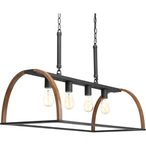 PP472071 Trestle Linear Pendant Pendant Light - Gilded Iron