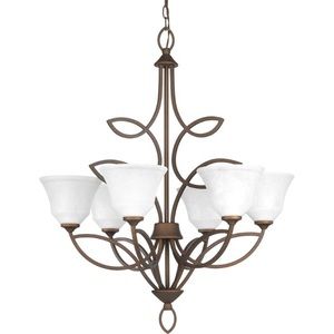 PP4737102 Monogram Mid Sized Chandelier Chandelier - Roasted Java