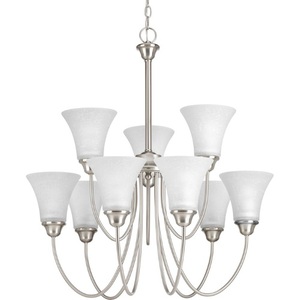 PP474309 Tally Mid Sized Chandelier Chandelier - Brushed Nickel