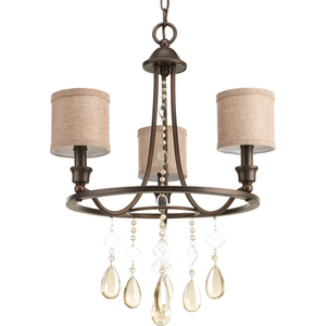 PP480372 Flourish Mini Chandelier - Cognac