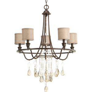 PP480572 Flourish Mid Sized Chandelier Chandelier - Cognac