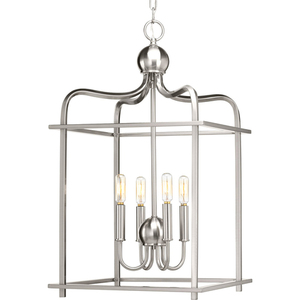 PP500036009 Assembly Hall Entrance / Foyer Pendant Light - Brushed Nickel