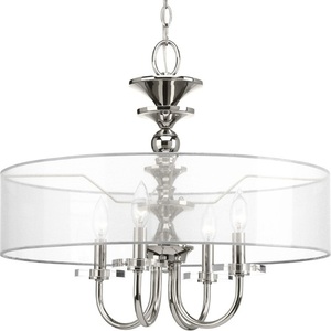 PP500043104 Marche' Mini Chandelier - Polished Nickel