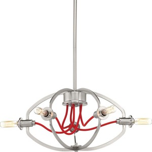 PP500045009 Fermi Up Light Pendant Light - Brushed Nickel