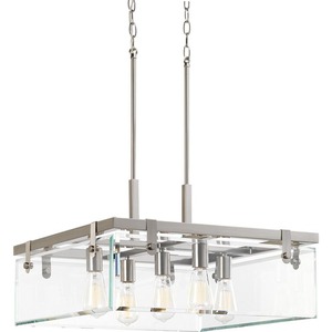 PP500074009 Glayse Multi Light Pendant Light - Brushed Nickel PP500074009 Glayse Multi Light Pendant Light - Brushed Nickel