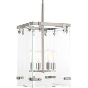PP500095009 Glayse Entrance / Foyer Pendant Light - Brushed Nickel