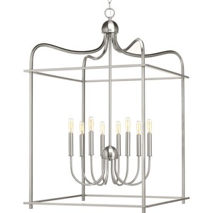 PP500097009 Assembly Hall Entrance / Foyer Pendant Light - Brushed Nickel