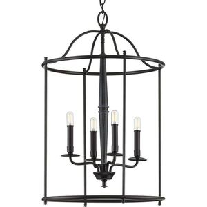 PP500210031 Durrell Entrance / Foyer Pendant Light - Matte Black