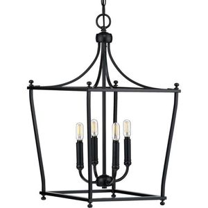 PP500214031 Parkhurst Entrance / Foyer Pendant Light - Matte Black