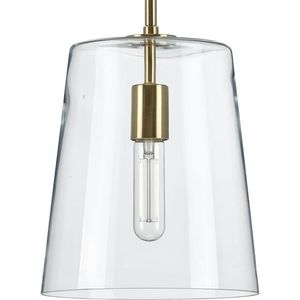 PP500241012 Clarion Mini-Pendant Pendant Light - Satin Brass