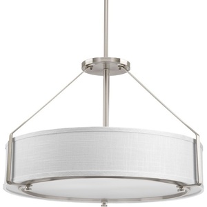 PP501509 Ratio Drum Pendant Pendant Light - Brushed Nickel