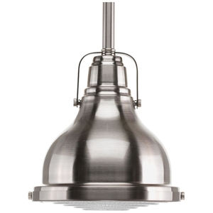 PP505009 Fresnel Lens Mini-Pendant Pendant Light - Brushed Nickel