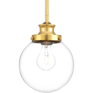 PP5067137 Penn Down Light Pendant Light - Natural Brass