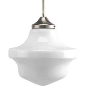 PP519509 School House Down Light Pendant Light - Brushed Nickel