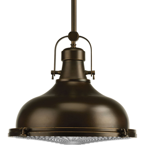 PP519710830K9 Fresnel Lens Down Light Pendant Light - Oil Rubbed Bronze