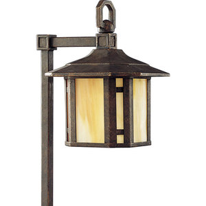 PP527246 Arts & Crafts Path Lighting Landscape Light - Weathered Bronze