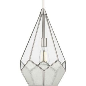 PP531909 Cinq Down Light Pendant Light - Brushed Nickel