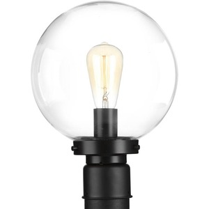 PP540007031 Globe Lanterns Post Light Post Lights - Black