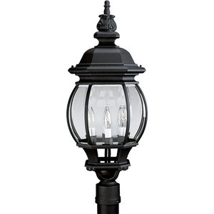 PP540131 Onion Post Light Post Lights - Black