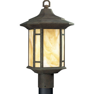 PP542846 Arts & Crafts Post Light Post Lights - Weathered Bronze