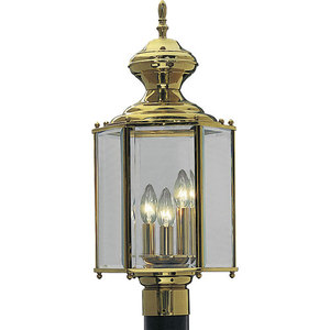 PP543210 BrassGuard Post Light Post Lights - Polished Brass