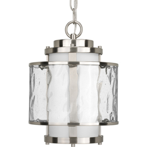 PP558909 Bay Court Hanging Hanging Lantern - Brushed Nickel