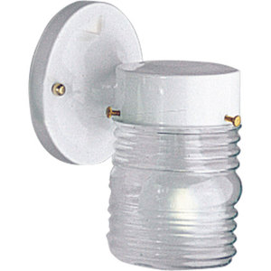 PP560230 Utility Lantern Entrance Outdoor Wall Light - White