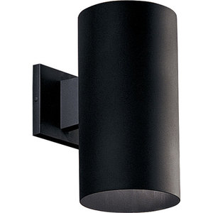 PP564131 Cylinder Entrance Outdoor Wall Light - Black